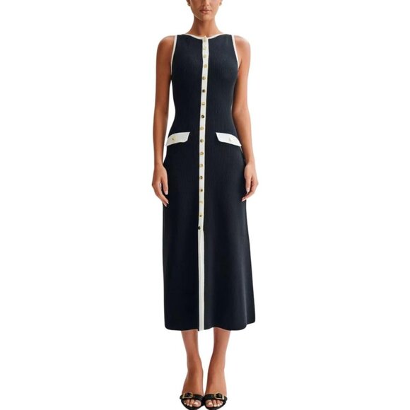 chinese dress ladies Black Off-Shoulder Knit Maxi Dress | Ribbed Long Sleeve Bardot Sweater Dress